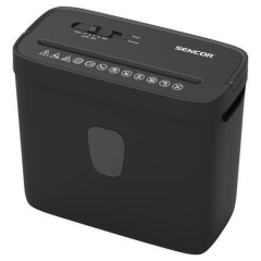 Skartovací stroj SSK 362, černá, konfety, 4 listy, SENCOR