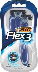 BIC  Pánský jednorázový holicí strojek FLEX 3, 3 ks, BIC 9230432