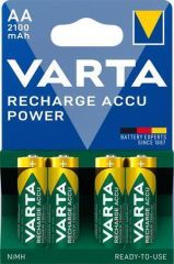 VARTA  Nabíjecí baterie, AA (tužková), 4x2100 mAh, přednabité, VARTA Longlife Accu
