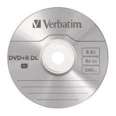 Verbatim  DVD+R DL, 8,5GB, 8x, Verbatim, Double Layer, jewel box