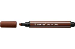 Stabilo  Fix Pen 68 MAX, hnědá, 1-5 mm, STABILO 768/45