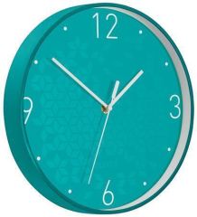 Nástěnné hodiny Wow, ledově modrá, 29 cm, LEITZ