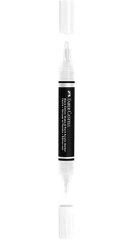Akrylový popisovač Shake&Paint, bílá, 1,0/3,0 mm, oboustranný, FABER-CASTELL 285511
