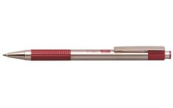 EF301WR Kuličkové pero F 301, modrá, 0,24 mm, bordó tělo z nerezové oceli, ZEBRA