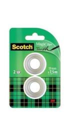3M SCOTCH  Lepicí páska Magic Tape 810, 19mm x 7,5m, 3M/ SCOTCH ,balení 2 ks