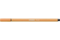 Stabilo  Fix, 1 mm, STABILO Pen 68, okrová tmavá
