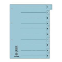 Donau  Rozlišovače, odtrhávací, modrá, karton, A4, DONAU ,balení 50 ks