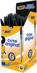 BIC  Kuličkové pero Cristal Original, černá, 0,32 mm, s víčkem, BIC 8373639
