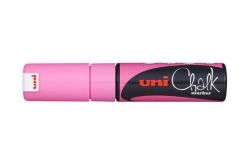 UNI  Křídový popisovač PWE-8K, fluorescenční růžová, 8mm, UNI
