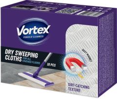 Čisticí ubrousky na podlahu, suché, 10 ks, VORTEX DSC10VOR ,balení 10 ks