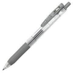 Gelové pero Sarasa Clip, šedá, 0,33 mm, stiskací mechanismus, ZEBRA 35131