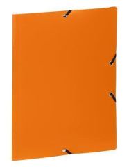 Desky s gumičkou Standard, oranžová, PP, 15 mm, A4, VIQUEL