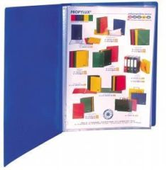 Katalogová kniha Standard, modrá, 40 kapes, A4, VIQUEL