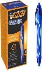 BIC  Gelové pero Gel-ocity Quick Dry, modrá, 0,3 mm, výsuvné, 1 ks, BIC 950442