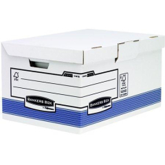 FELLOWES  Archivační krabice BANKERS BOX® SYSTEM, modrá, Flip Top víko, Maxi, FELLOWES ,balení 10 ks