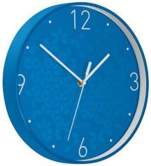 Nástěnné hodiny Wow, modrá, 29 cm, LEITZ