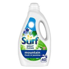 Prací gel Mountain Fresh, 40 dávek, 2 l, jasmín, SURF