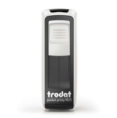 TRODAT  Razítko Pocket Printy 9511, bílá, černý polštářek, kapesní, TRODAT