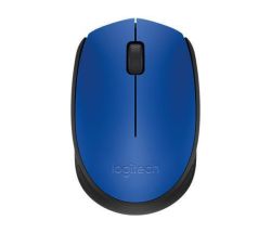 LOGITECH  Myš M171, modrá, bezdrátová, optická, USB, vel. střední, LOGITECH