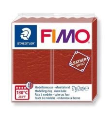 FIMO® Leather Effect, rezavá 57g