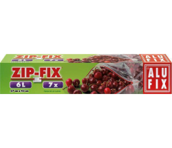 Sáčky Zip Fix, se zavíráním, 6 l, 7 ks, ALUFIX ,balení 8 ks