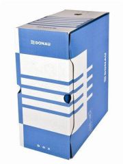 Donau  Archivační krabice, modrá, karton, A4, 155 mm, DONAU