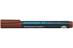 SCHNEIDER  Permanentní popisovač Maxx 133, hnědá, 1-4mm, klínový hrot, SCHNEIDER