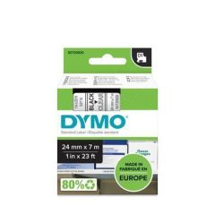 dymo  Páska, 24 mm x 7 m, DYMO D1, průhledná-černá