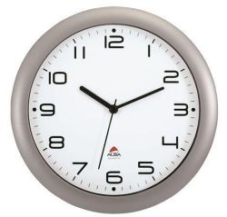 Nástěnné hodiny Hornew, stříbrná, 30 cm, ALBA