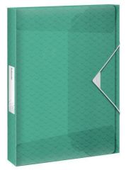 ESSELTE  Box na spisy s gumičkou Colour'Ice, zelená, 25 mm, PP, A4, ESSELTE