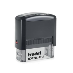 TRODAT  Razítko Ideal 4912, černá, černý polštářek, TRODAT P2IDEAL4912