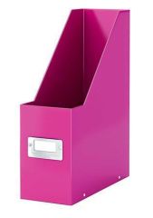 Leitz  Stojan na časopisy Click&Store, růžová, PP/karton, 95 mm, lesklá, LEITZ