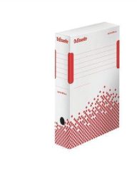 ESSELTE  Rychle-složitelná archivační krabice Speedbox, bílá, 80 mm, recyklovaný karton, ESSELTE