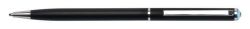 ART Crystella  Kuličkové pero SWS SLIM, černá, modrý krystal SWAROVSKI®, 13 cm, ART CRYSTELLA® 1805XGS506
