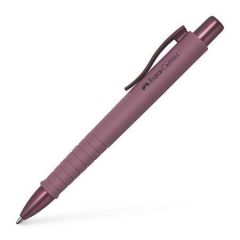 FABER-CASTELL  Kuličkové pero Poly Ball Urban, modrá, 0,7 mm, bordó tělo pera, FABER-CASTELL 241119