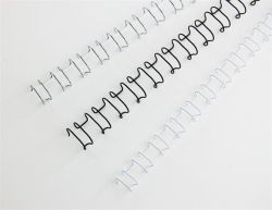 Hřbet „MultiBind 21“, bílá, drátový, 6 mm, 70 listů, GBC