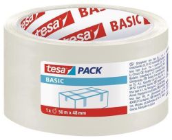 TESA  Balící páska Basic 58572, průhledná, 48 mm x 50 m, TESA