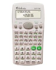 Kalkulačka vědecká GVT-736, bílá, 283 funkcí, VICTORIA