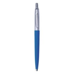 PAX  Kuličkové pero, modré, 0,8 mm, stlačovací mechanismus, tělo pera mořská modrá, PAX PAX4030207