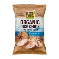 Rýžové chipsy Bio, pohanka s amarantem, 25 g, RICE UP