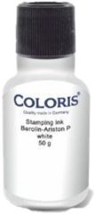 Textilní inkoust Berlin Ariston, bílá, 50ml, COLORIST