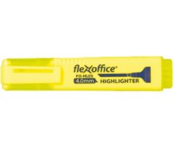 FLEXOFFICE  Zvýrazňovač HL05, žlutá, 1-4,0 mm, FLEXOFFICE