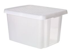 CURVER  Skladovací box Essentials, s víkem, 45 l, plast, CURVER