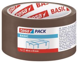 Balicí páska tesapack Basic, hnědá, 45 mm x 40 m, TESA 585750000000