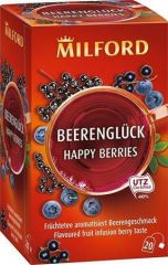 MILFORD  Ovocný čaj  Happy berries, 20 x 2,5 g, MILFORD