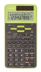 Kalkulačka vědecká EL-531, zeleno-černá, 273 funkcí, SHARP EL531TGGR