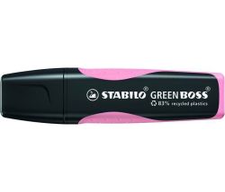 Stabilo  Zvýrazňovač Green Boss Pastel, pastelová růžová, 2-5 mm, STABILO