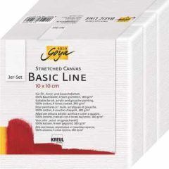 Malířské plátno Basic Line 10 x 10 cm, sada 3ks, KREUL ,balení 3 ks