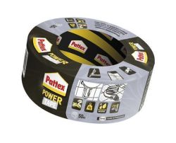 Pattex  Lepicí páska PATTEX Power tape, stříbrná, 50 mm x 50 m, HENKEL