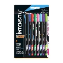 BIC  Fineliner Intensity, 8 barev, 0,4 mm, BIC 946047